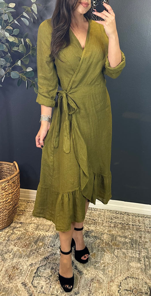 maggie linen maxi dress MAGGIE LINEN DRESS – V's Vanity
