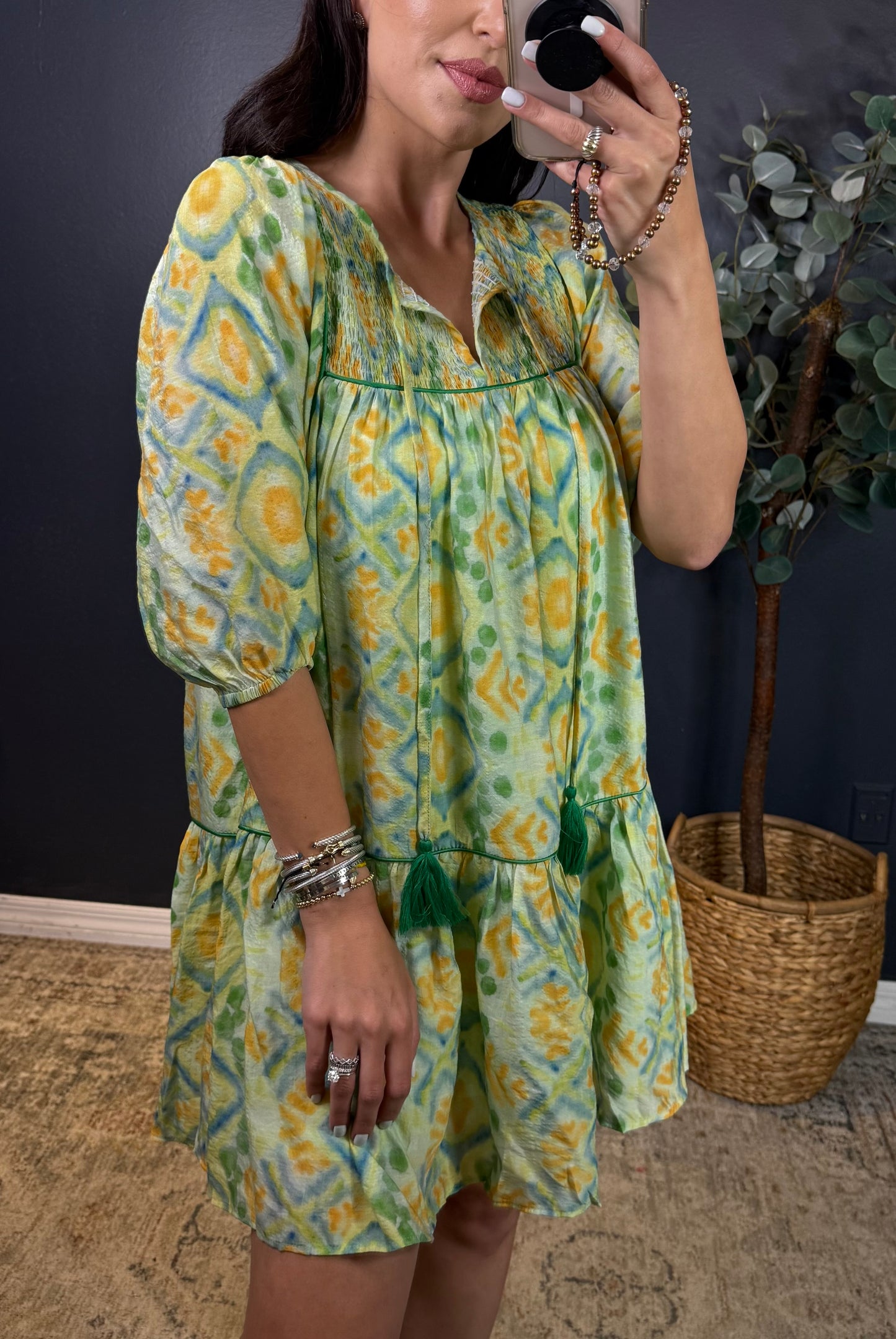 ROCHELLE PRINT DRESS