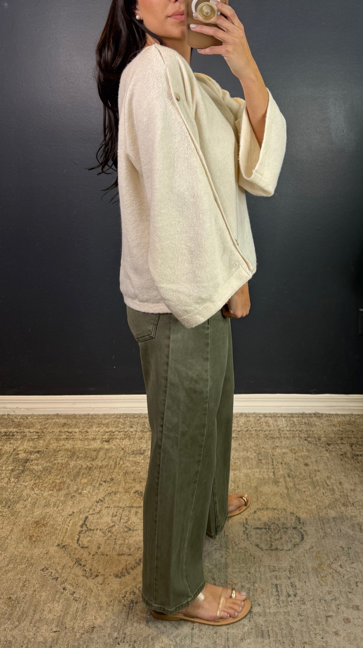 IVANA KNIT TOP - IVORY