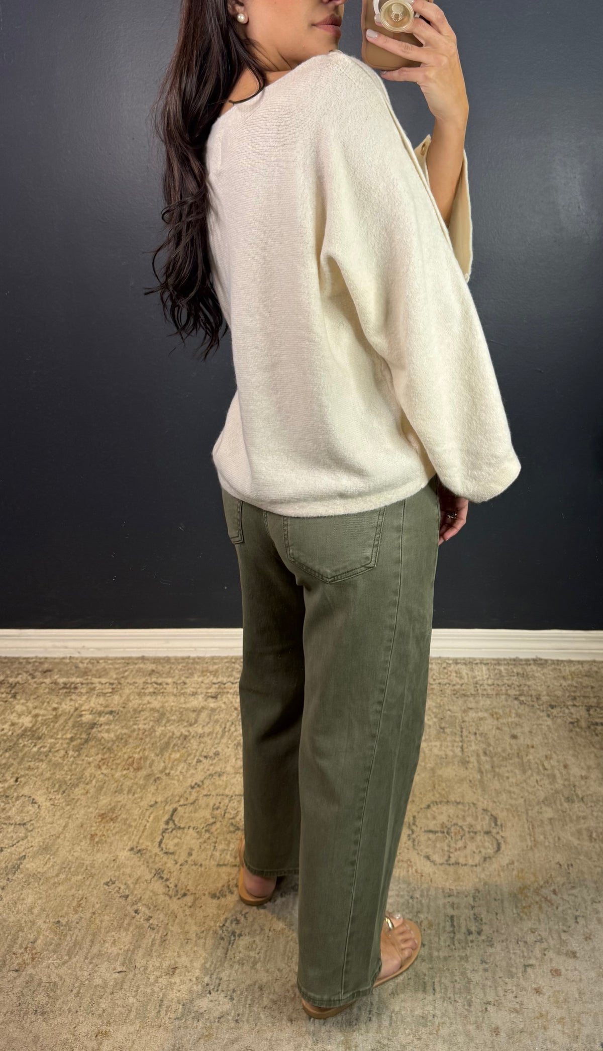 IVANA KNIT TOP - IVORY