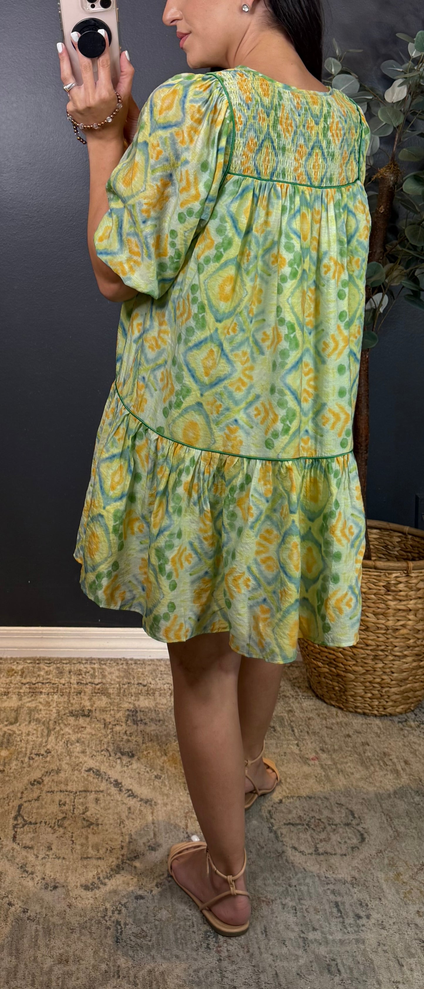 ROCHELLE PRINT DRESS