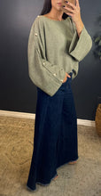 IVANA OLIVE KNIT TOP