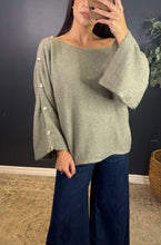 IVANA OLIVE KNIT TOP