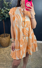 ZURI LINEN PRINTED DRESS