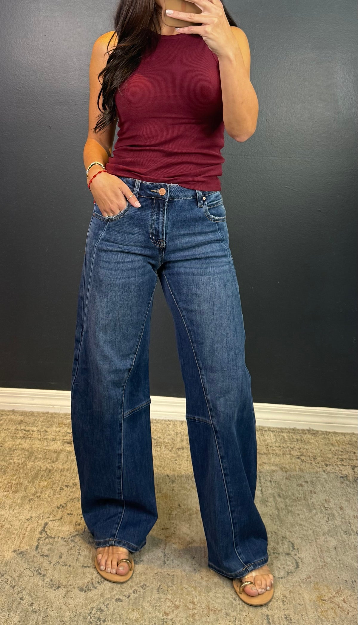MARISA DENIM BARREL JEANS