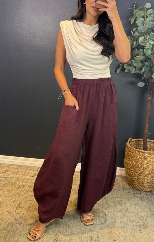 ANISSA LINEN PANTS