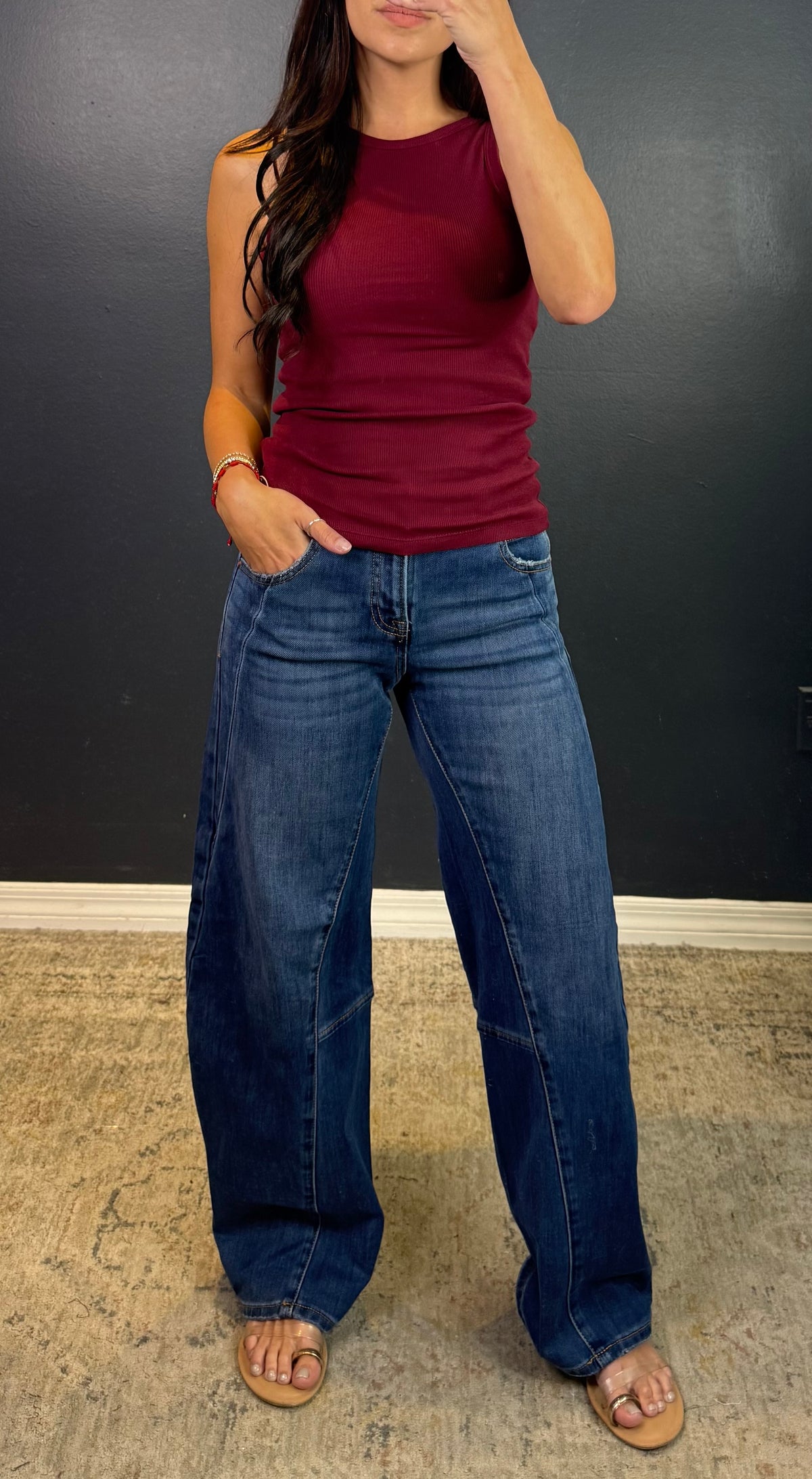 MARISA DENIM BARREL JEANS
