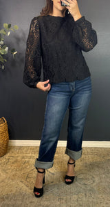 LINDSEY LACE TOP