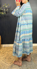 GEORGETTE PRINTED COTTON BOHO DRESS