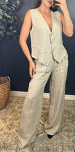 SHILOH LINEN VEST SET