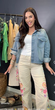 JAYME - OVERSIZED ELASTIC WAIST JEAN JACKET