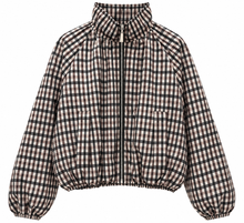 AMIRA GIGHAM BOMBER JACKET