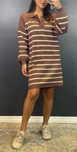 MATILDA STRIPED KNIT DRESS