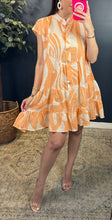 ZURI LINEN PRINTED DRESS