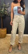BRIXI FLORAL DENIM PANT