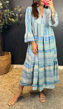 GEORGETTE PRINTED COTTON BOHO DRESS