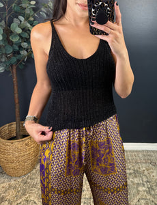 WHITNEY SHIMMER KNIT TANK
