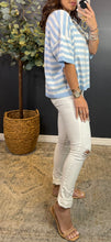 EMMY STRIPED “MIAMI” KNIT