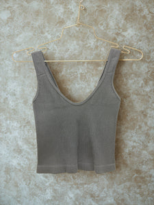 SCARLETT RIBBED CROP