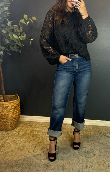 LINDSEY LACE TOP