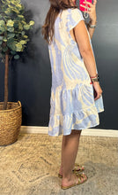 ZURI LINEN PRINTED DRESS