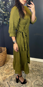 MAGGIE LINEN DRESS