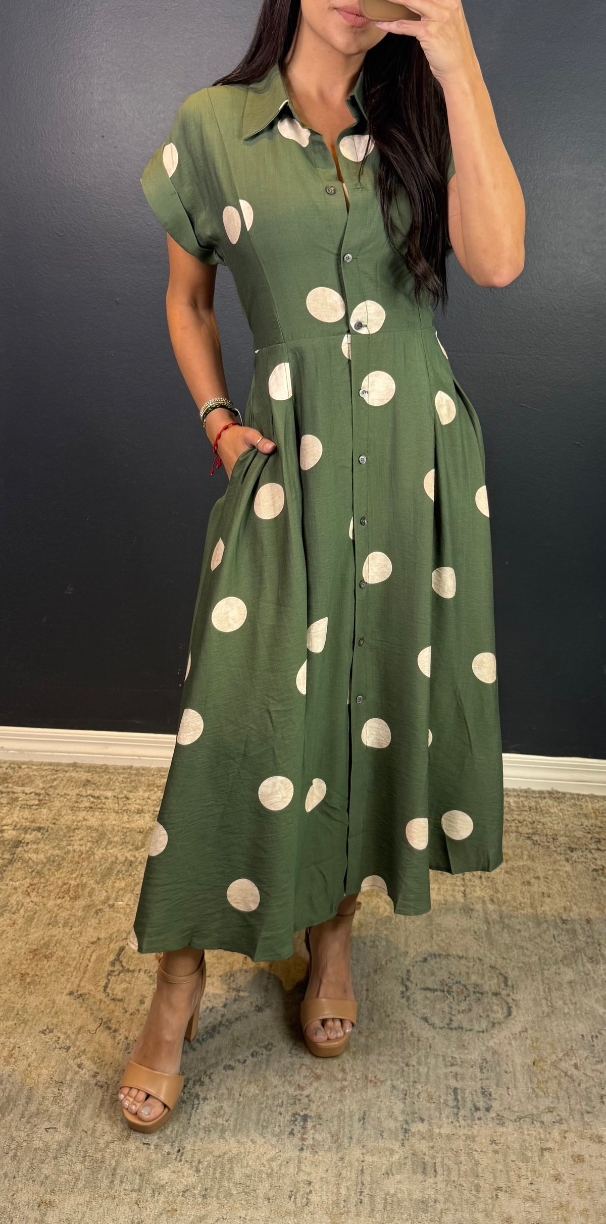 KATHERYN POLKA DOT DRESS