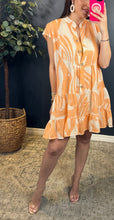 ZURI LINEN PRINTED DRESS