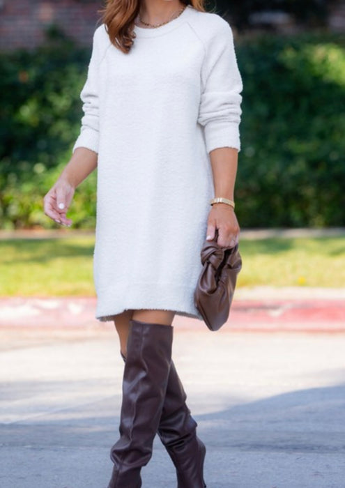 FINLEY COZY SWEATER DRESS