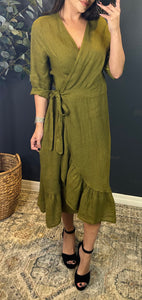 MAGGIE LINEN DRESS