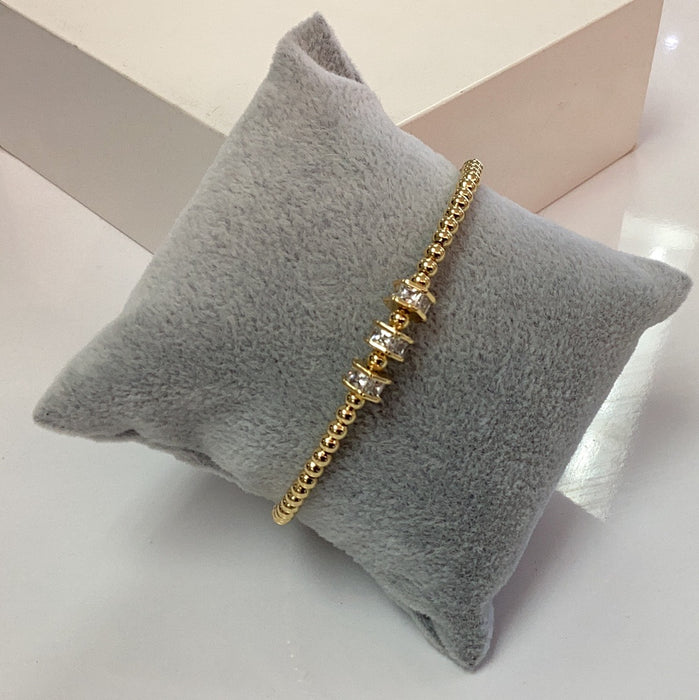 MILEY - CZ Circles Reverse Cuff
