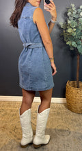 BERTIE SLVLESS DENIM DRESS