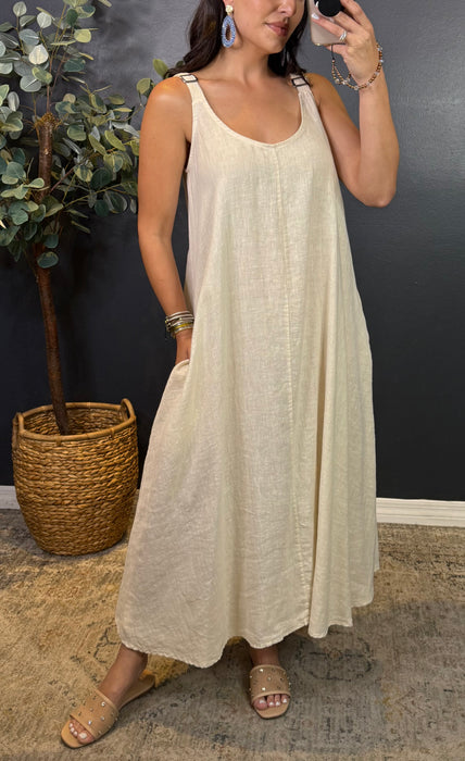 BRIELLE LINEN DRESS