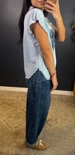 JAYNE DENIM TOP