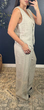 SHILOH LINEN VEST SET