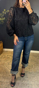 LINDSEY LACE TOP