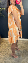 ZURI LINEN PRINTED DRESS