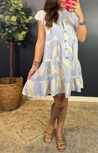 ZURI LINEN PRINTED DRESS
