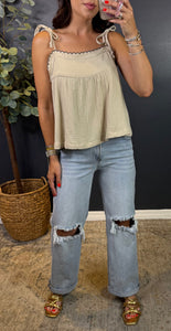 JOAN SCALLOPED EDGE TANK