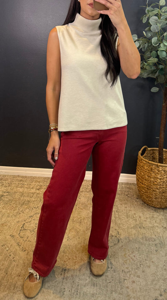 RITA TURTLENECK SOFT KNIT TOP