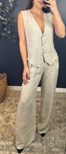 SHILOH LINEN VEST SET
