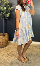 ZURI LINEN PRINTED DRESS