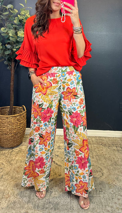 AUGUSTA - FLORAL PANTS