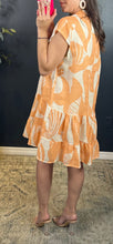 ZURI LINEN PRINTED DRESS