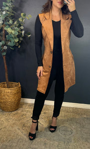 TRISHA FAUX SUEDE VEST
