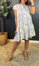 ZURI LINEN PRINTED DRESS