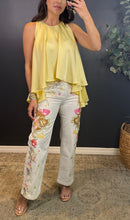 GENEVIEVE HIGH LOW TOP - YELLOW