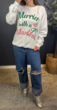 MERRIER WITH A MARTINI OVERSIZED SWEATER