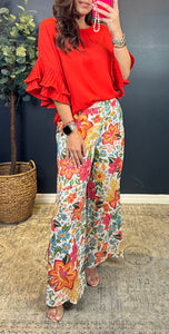 AUGUSTA - FLORAL PANTS