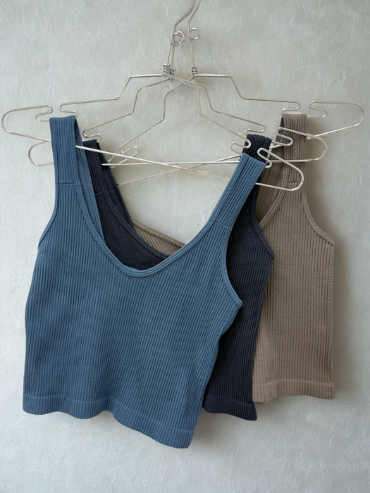 SCARLETT RIBBED CROP